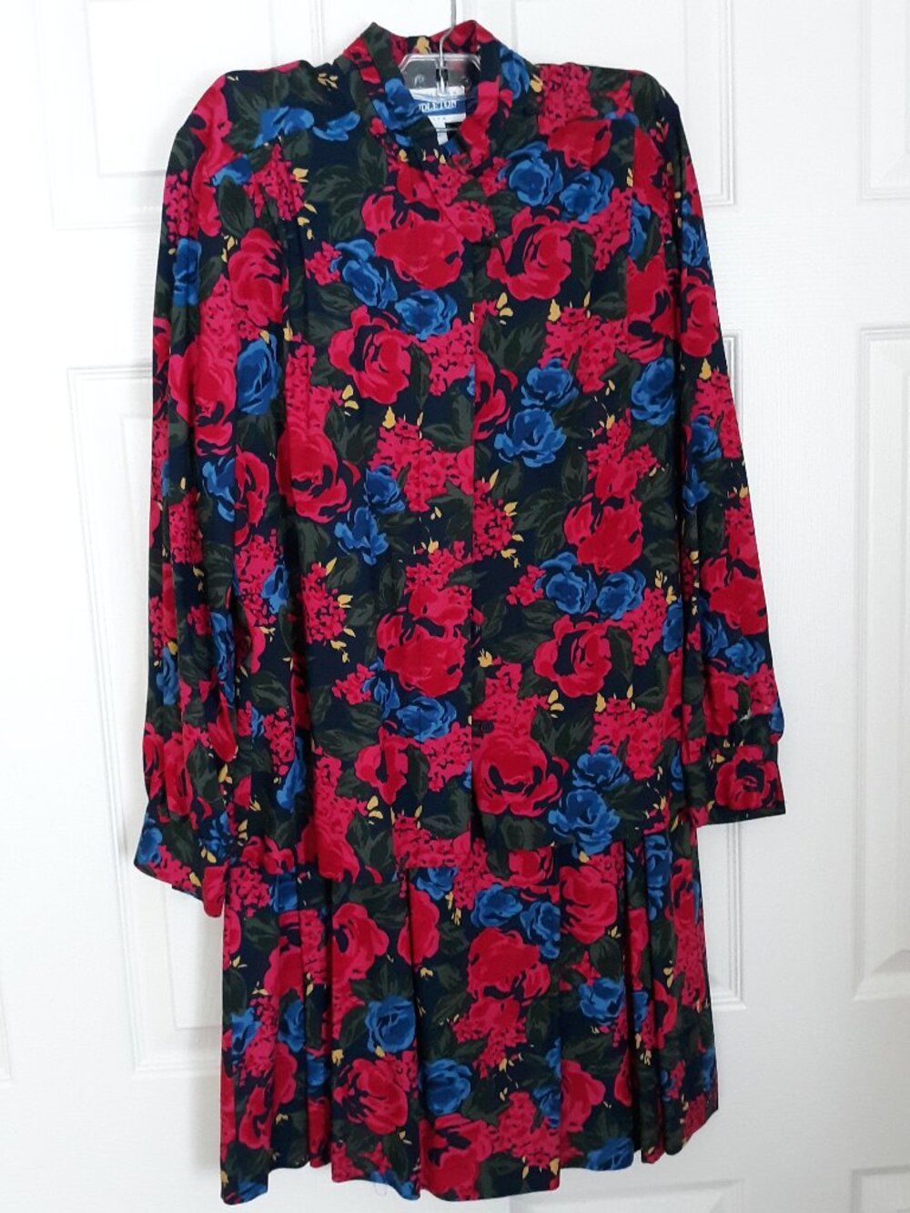 Vintage Pendleton floral skirt set womans size 8P EUC